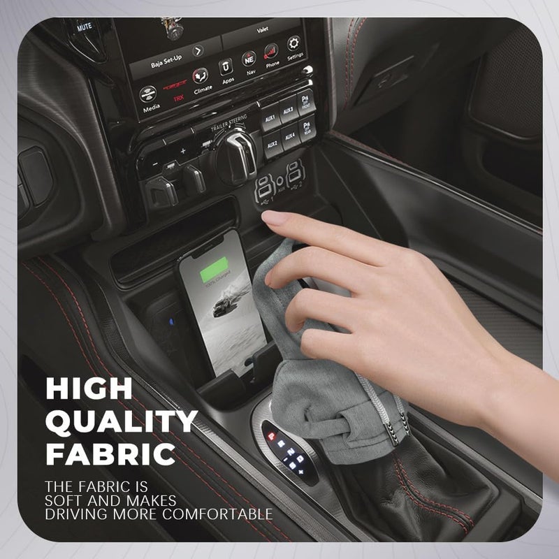 RGOAANC Gear Shift Hoodie, Gear Shift Cover, Fashionable Hoodie Automotive Gear Shift Knob Protector, Car Accessories Mini Sweater Gear Shift Knob Cover for Car Gear Shift Levers (Gray) - Image 4
